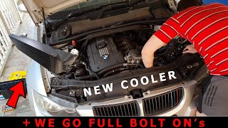 335i DIY intercooler instal plus MHD stage 2+ (335i FBO)