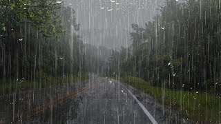 Relaxing Rain for Sleep and Relaxation in 5 Minutes - Rain Sound in the Tropical Rainforest - ASMR