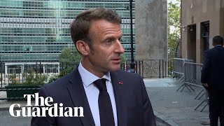 Macron: international community won't recognise referendums in occupied Ukrainian regions