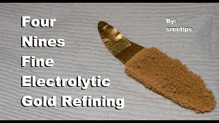 Wohlwill Electrolytic Gold Refining Cell Part 2