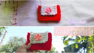 crochet card holder/ coin purse🌸👝