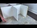 kallax shelving unit with underframe ikea tutorial