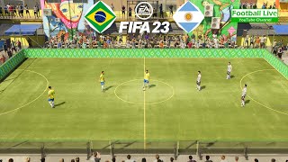 FIFA 23 | Neymar-Jesus-Raphinha vs Messi-Lautaro-Dybala | Brazil vs Argentina 3x3 Gameplay PC