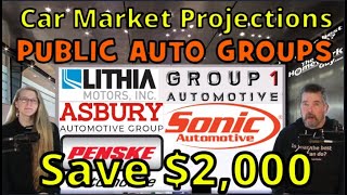 CAR MARKET UPDATE! PUBLIC AUTO GROUPS, $2,000 DISCOUNT Coming (INCLUDES Role Play)  The Homework Guy