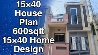 15×40 House Plan || 1bhk House Planning || 600sqft House Plan || Kavirdev Home Tour