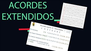 06 - Acordes Extendidos - Teoría Musical Básica