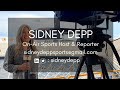 Sidney Depp On-Air Sports Reel Summer 2024