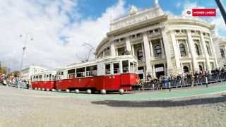 150 Jahre Wiener Tramway: Die große Parade am Universitätsring