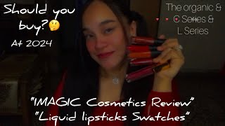 I Magic Cosmetics | Liquid Lipstick Lip Swatch’s | lipsticks Review 💄🐝