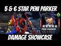 How Powerful Is PENI PARKER? 5 & 6 Star Damage Showcase!