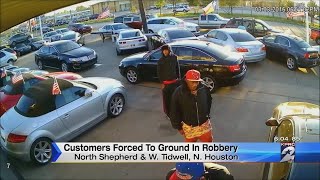 Customers forced to ground in robbery