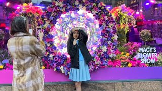 NYC LIVE Macy’s Flower Show 2022 & Times Square on Sunday Night (March 27, 2022)