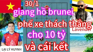 giang hồ brunei phế xe thách thắng cho 10 tỷ và cái kết - cờ tướng hay 4k