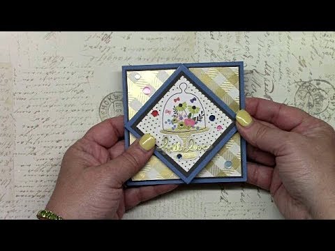 Diamond Fold Card Tutorial Youtube