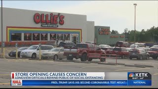 'REALLY START THINKING': Gregg County officials urge public to continue social distancing in stores
