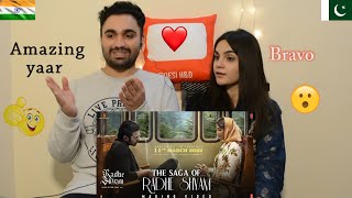 Pakistani reaction to Saga Of Radhe Shyam (Making Video) Prabhas, Pooja Hegde | Desi H&D Reacts