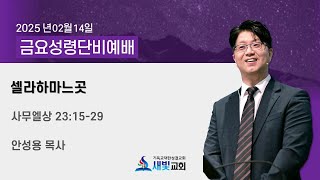 2025년 2월 14일 금요성령단비예배_셀라하마느곳(사무엘상 23:15-29)_안성용 목사