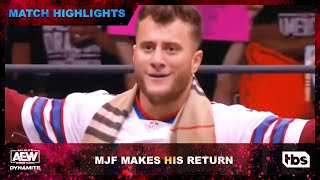 MJF Makes His Return To AEW Dynamite