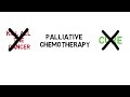 what is palliative chemotherapy