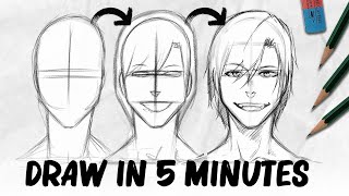 How to draw a face | My Method | DrawlikeaSir