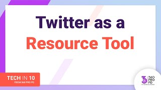 Twitter as a Resource Tool for Teachers