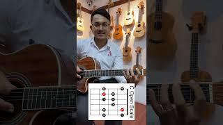 របៀបរត់ scale សូឡូ C Major Scale open form