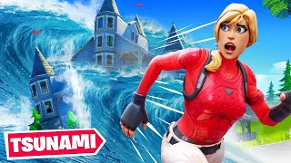 J'ÉCHAPPE au TSUNAMI de FORTNITE