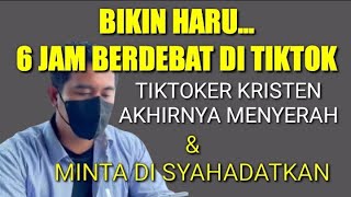 SEHARI DEBAT DI TIKTOK, USTADZ ZUMA BERHASIL MUALLAFKAN TIKTOKER KRISTEN