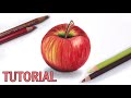 How To Draw An Apple | Color Pencil Tutorial