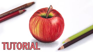 How To Draw An Apple | Color Pencil Tutorial