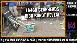 16460 GEarheads Robot Overview | Climber | Drone Launcher | Intake | Programming | Robot in 30 Hours