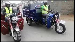 The best Three wheeler Cargo Tuktuk in Nairobi Kenya