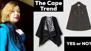 What I Think Of The Cape Trend | Fashion Trends 2020 / 2021 | Gucci, Burberry, Zara, Chic Wish