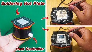 How To Make SMD Soldering / Desoldering Hot Plate At Home | Homemade Mini Solder Remover Machine DIY