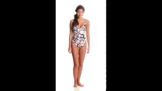 B.Swim Bella Noir The Boss Macrame One Piece | SwimOutlet.com