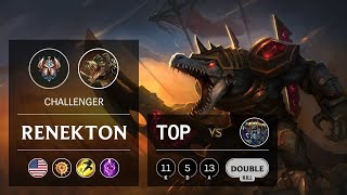 Renekton Top vs Nasus - NA Challenger Patch 9.21