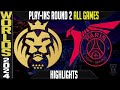 MDK vs PSG Highlights ALL GAMES | Worlds 2024 Play Ins Upper Round 2 | Mad Lions KOI vs PSG Talon