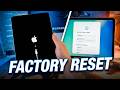 How To Hard Reset & Restore your Apple iPad Air M4 - Factory Reset