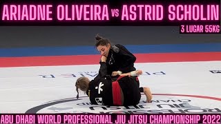 Ariadne Oliveira vs Astrid Scholin- Bronze Match 55kg Abu Dhabi World Pro Jiu Jitsu 2022- React.