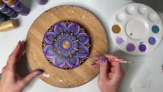 Easy Mandala Art for Beginners Dot Painting Timelapse Painted Step by Step | Thoughtful Dots