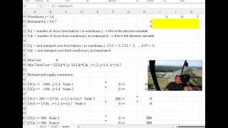 Linear Programming - Solving a Transportation Problem https://quantintegrity.com
