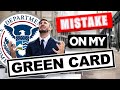 How to fix a mistake on your green card