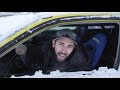 600HP AWD TURBO HONDA CIVIC DRIFTS IN THE SNOW - Donuts too