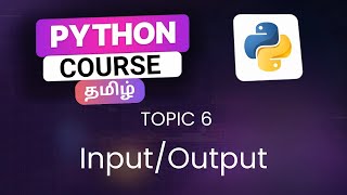 Input Function in Python in Tamil