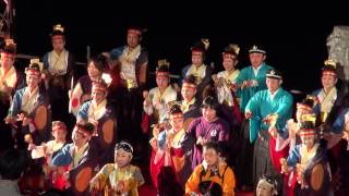 ぬまづ音頭で総踊り 2015沼津よさこい東海道 本祭 狩野川 mususukunjp