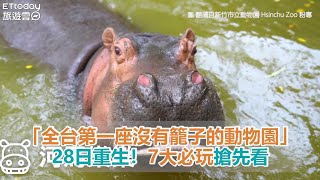 「全台第一座沒有籠子的動物園」28日重生！7大必玩搶先看