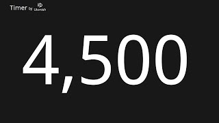 4500 Second Countdown Timer