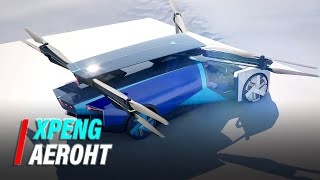 XPeng AeroHT's eVTOL Flying Sports Car Has Hidden Foldable Rotors