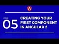 Creating your first component in Angular 2