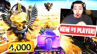 Meet the NEW #1 RANKED PLAYER.. 13 KD & 4,000 NUKES! (Reacting to the #1 PLAYER in Cold War)